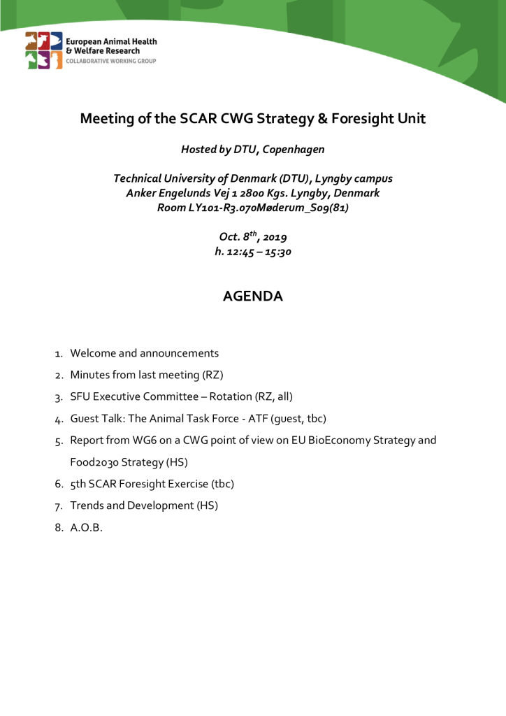 Agenda SFU Meeting Copenhagen 8 Oct 2019_final